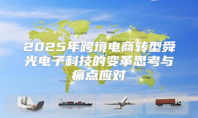 2025年跨境电商转型舜光电子科技的变革思考与痛点应对