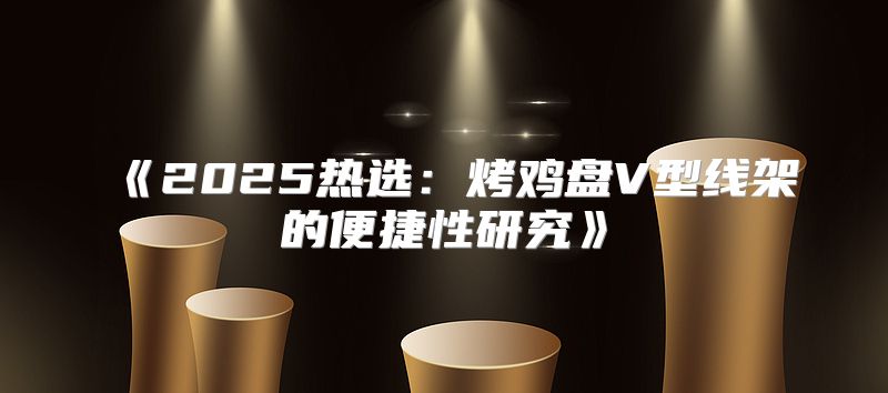 2025热选：烤鸡盘V型线架的便捷性研究