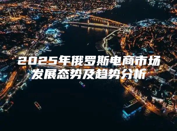 2025年俄罗斯电商市场发展态势及趋势分析