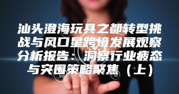 汕头澄海玩具之都转型挑战与风口星跨境发展观察分析报告：洞察行业疲态与突围策略聚焦上