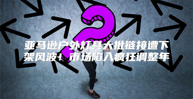 亚马逊户外灯具大批链接遭下架风波！市场陷入疯狂调整年