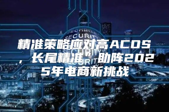 精准策略应对高ACOS，长尾精准”助阵2025年电商新挑战
