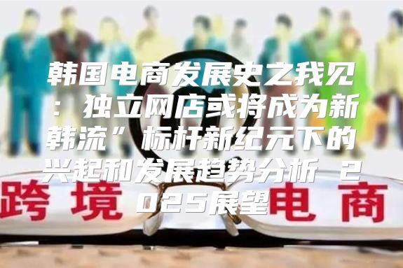 韩国电商发展史之我见：独立网店或将成为新韩流”标杆新纪元下的兴起和发展趋势分析 2025展望