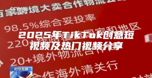 2025年TikTok创意短视频及热门视频分享