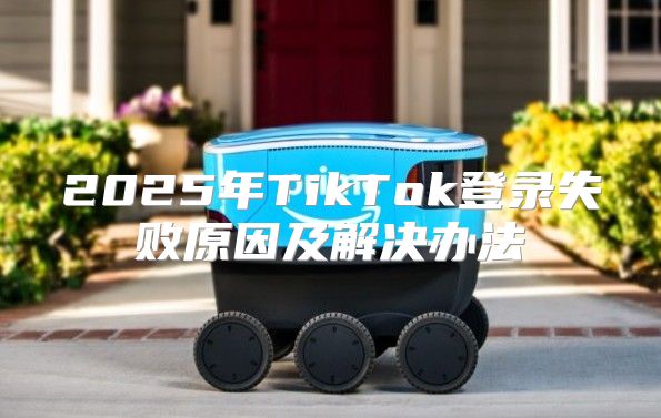 2025年TikTok登录失败原因及解决办法