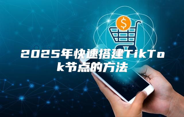 2025年快速搭建TikTok节点的方法
