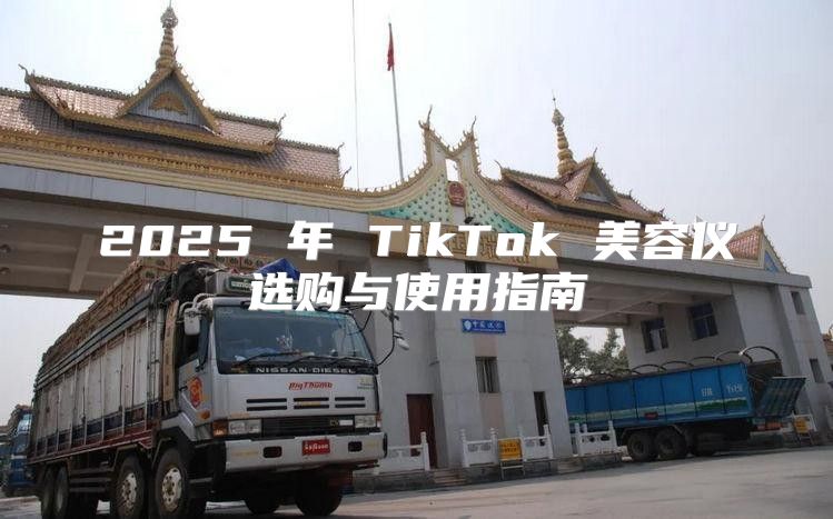 2025 年 TikTok 美容仪选购与使用指南