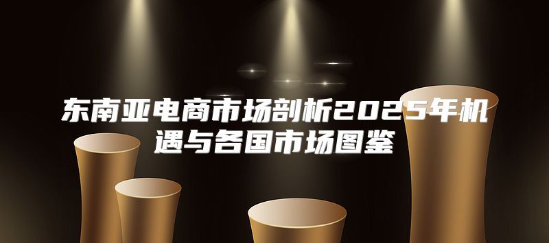 东南亚电商市场剖析2025年机遇与各国市场图鉴