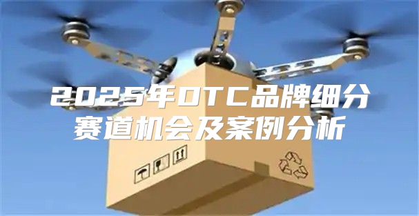 2025年DTC品牌细分赛道机会及案例分析