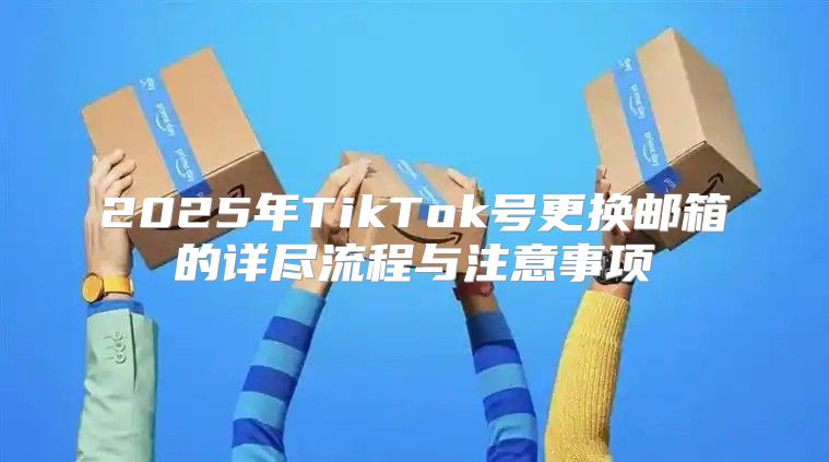2025年TikTok号更换邮箱的详尽流程与注意事项