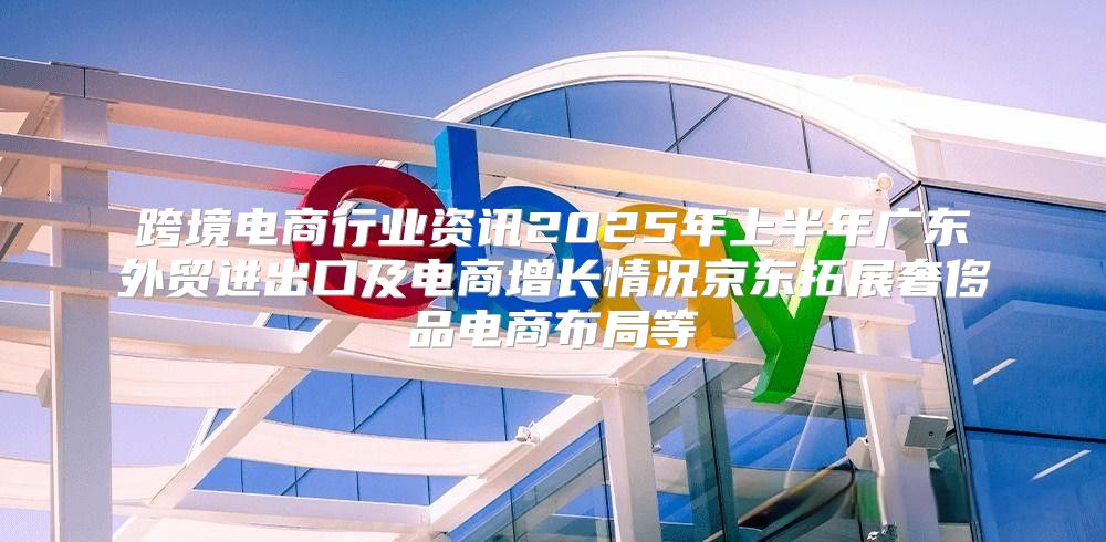 跨境电商行业资讯2025年上半年广东外贸进出口及电商增长情况京东拓展奢侈品电商布局等