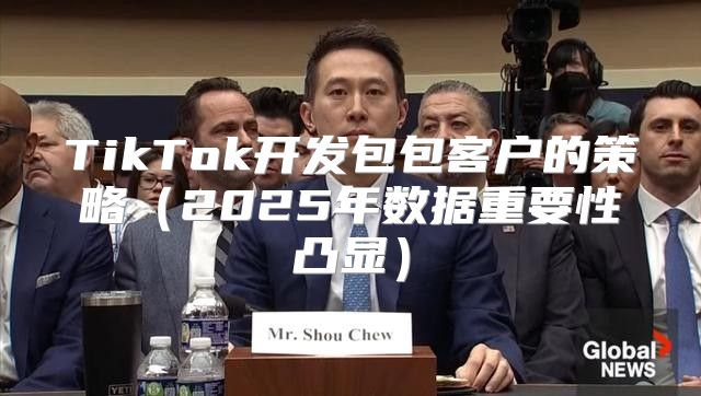 TikTok开发包包客户的策略2025年数据重要性凸显