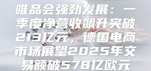 唯品会强劲发展：一季度净营收飙升突破213亿元，德国电商市场展望2025年交易额破578亿欧元