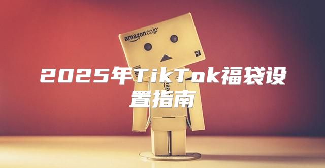 2025年TikTok福袋设置指南