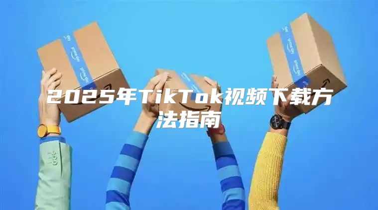 2025年TikTok视频下载方法指南