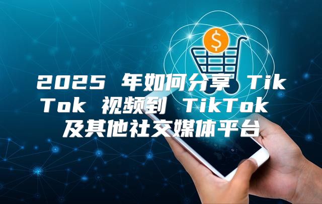 2025 年如何分享 TikTok 视频到 TikTok 及其他社交媒体平台