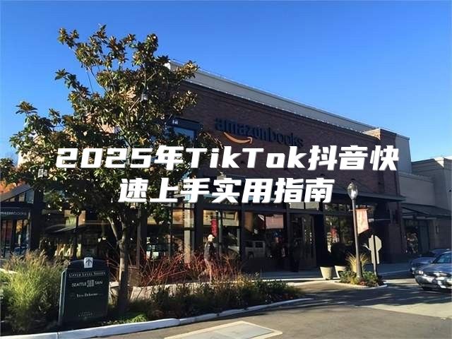 2025年TikTok抖音快速上手实用指南