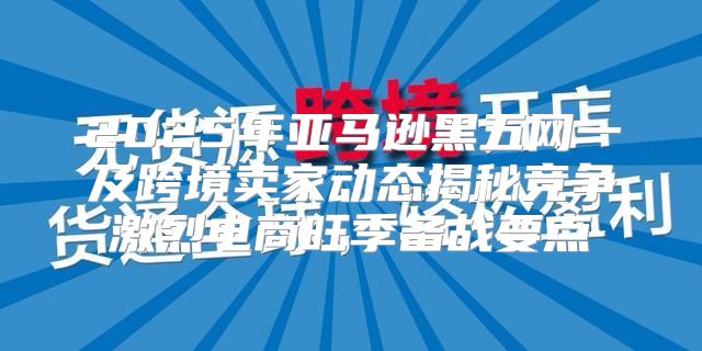 2025年亚马逊黑五网一及跨境卖家动态揭秘竞争激烈电商旺季备战要点