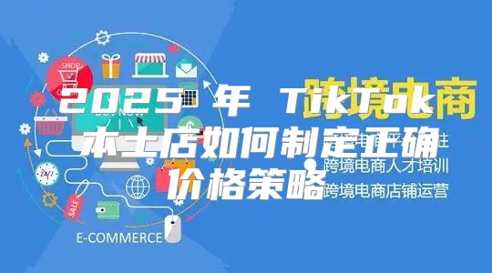 2025 年 TikTok 本土店如何制定正确价格策略