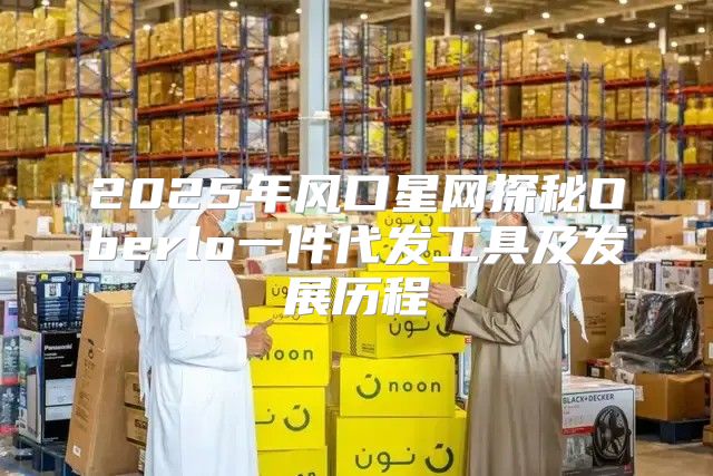 2025年风口星网探秘Oberlo一件代发工具及发展历程