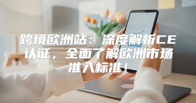 跨境欧洲站：深度解析CE认证，全面了解欧洲市场准入标准！