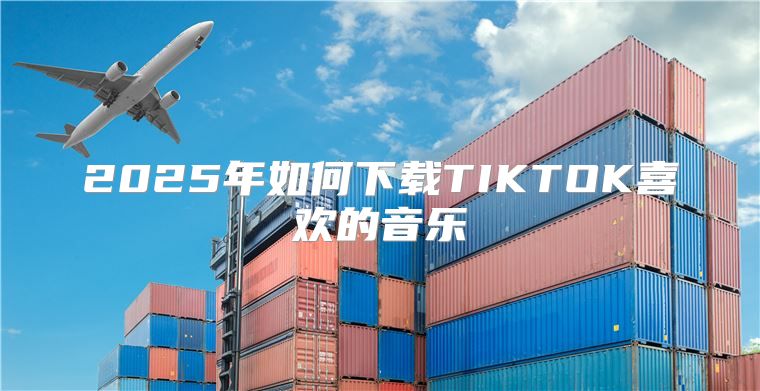 2025年如何下载TIKTOK喜欢的音乐