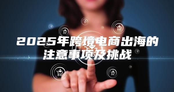 2025年跨境电商出海的注意事项及挑战