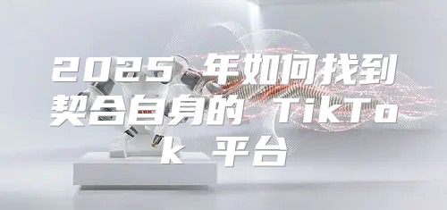 2025 年如何找到契合自身的 TikTok 平台