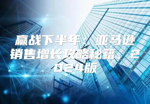 赢战下半年：亚马逊销售增长攻略秘籍，2025版