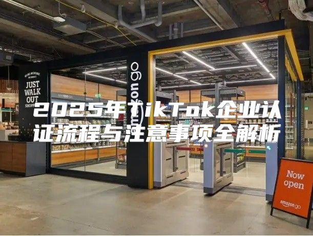 2025年TikTok企业认证流程与注意事项全解析