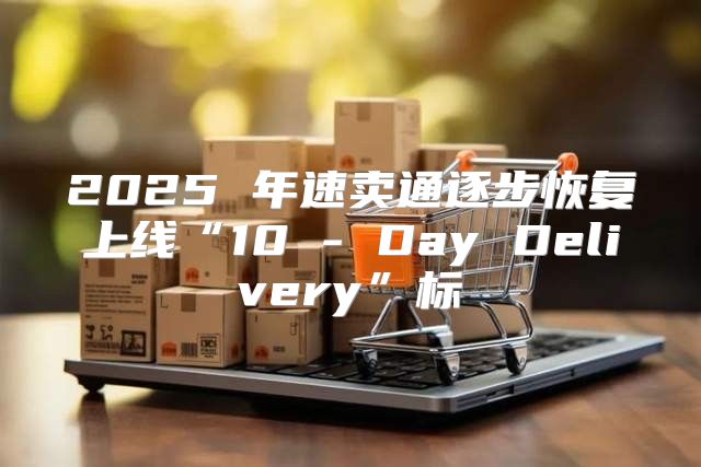 2025 年速卖通逐步恢复上线“10 - Day Delivery”标