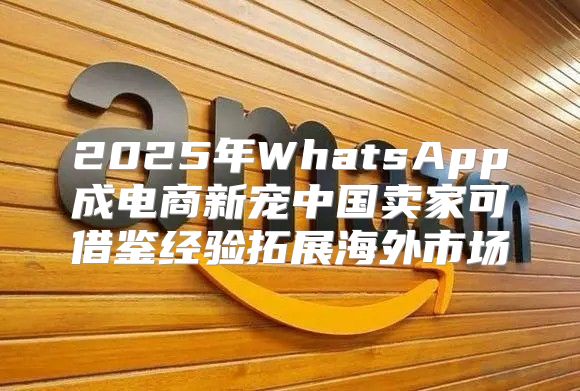 2025年WhatsApp成电商新宠中国卖家可借鉴经验拓展海外市场