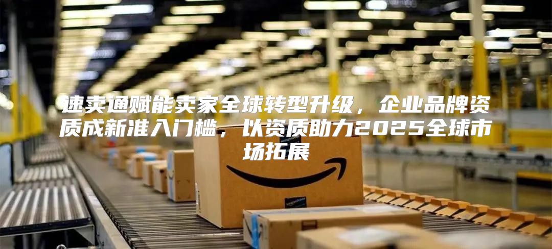 速卖通赋能卖家全球转型升级，企业品牌资质成新准入门槛，以资质助力2025全球市场拓展