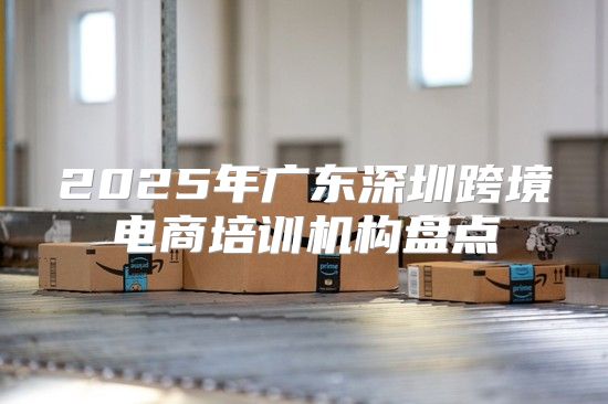 2025年广东深圳跨境电商培训机构盘点