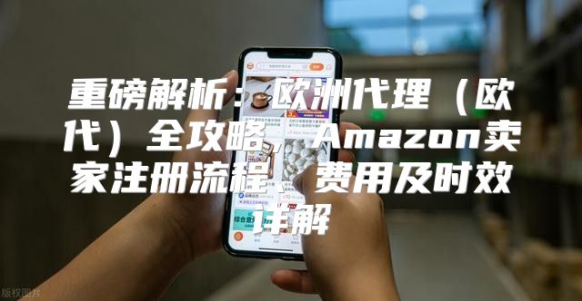 重磅解析：欧洲代理欧代全攻略，Amazon卖家注册流程、费用及时效详解