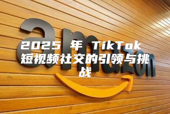 2025 年 TikTok 短视频社交的引领与挑战