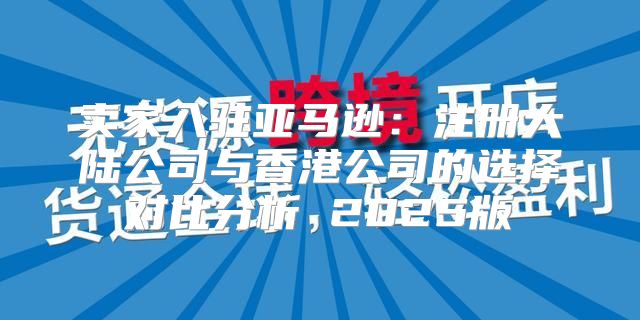 卖家入驻亚马逊：注册大陆公司与香港公司的选择对比分析 2025版