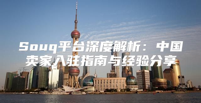Souq平台深度解析：中国卖家入驻指南与经验分享