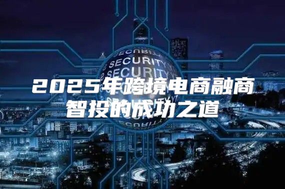 2025年跨境电商融商智投的成功之道