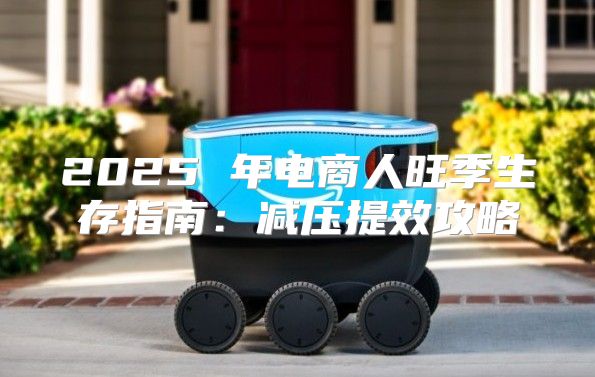2025 年电商人旺季生存指南：减压提效攻略