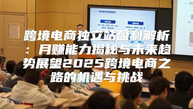 跨境电商独立站盈利解析：月赚能力揭秘与未来趋势展望2025跨境电商之路的机遇与挑战