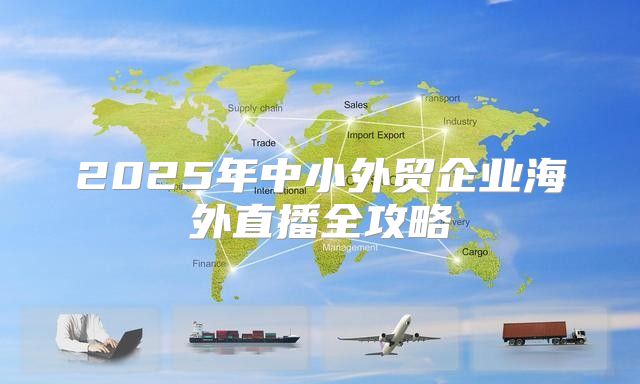 2025年中小外贸企业海外直播全攻略