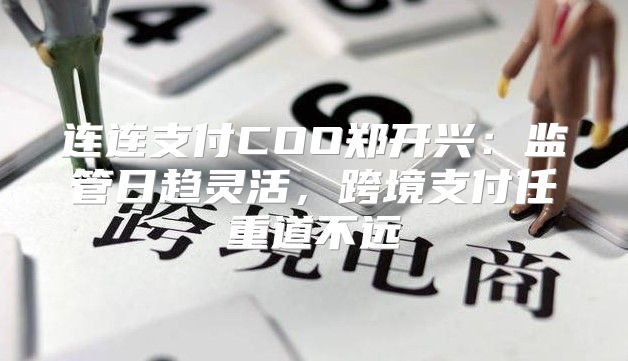 连连支付COO郑开兴：监管日趋灵活，跨境支付任重道不远