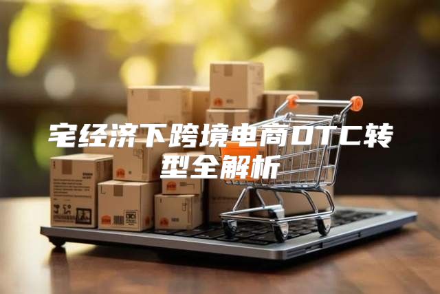 宅经济下跨境电商DTC转型全解析