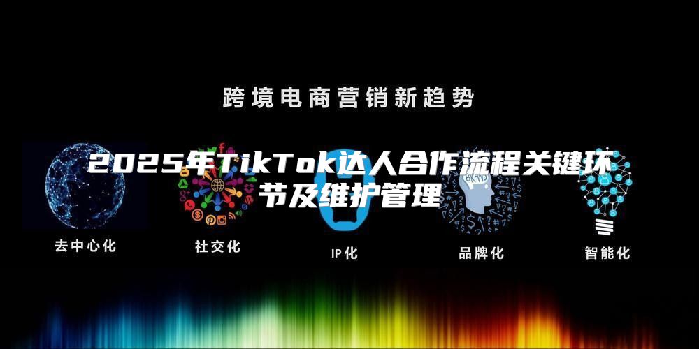 2025年TikTok达人合作流程关键环节及维护管理