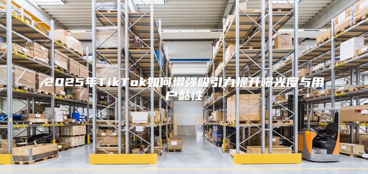 2025年TikTok如何增强吸引力提升曝光度与用户黏性