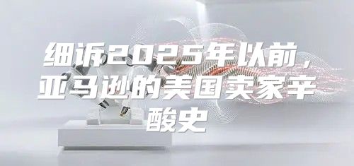 细诉2025年以前，亚马逊的美国卖家辛酸史