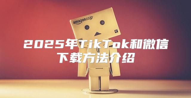 2025年TikTok和微信下载方法介绍