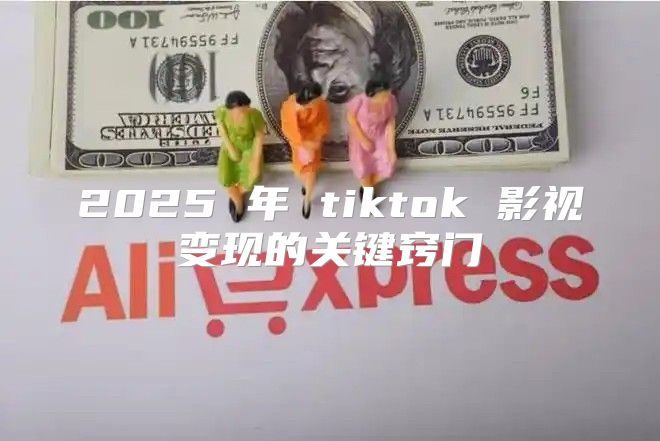 2025 年 tiktok 影视变现的关键窍门