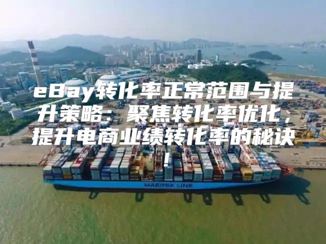 eBay转化率正常范围与提升策略：聚焦转化率优化，提升电商业绩转化率的秘诀！